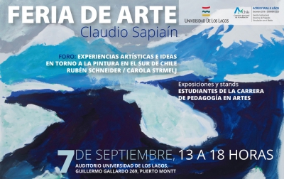 FERIA DE ARTE CLAUDIO SAPIAÍN  EL 7 DE SEPTIEMBRE