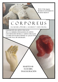 Exposición &quot;Corporeus &quot; de Artes Visuales en el Museo juan Pablo II