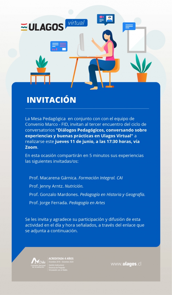 Dr. Jorge Ferrada participa en Diálogos Pedagógicos, conversando sobre experiencias y buenas prácticas.