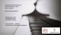 Recital de piano didáctico online Juan Miguel Mayorga Streaming en Directo, Youtube