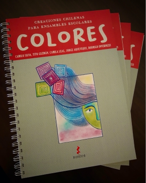 Académico Camilo Silva en conjunto con 4 compositores nacionales se reúnen para la creación del libro: “COLORES, Creaciones Chilenas para Ensambles Escolares”