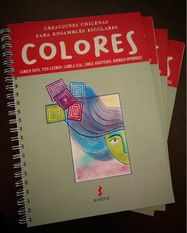 Académico Camilo Silva en conjunto con 4 compositores nacionales se reúnen para la creación del libro: “COLORES, Creaciones Chilenas para Ensambles Escolares”