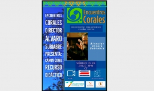 Académico Álvaro Subiabre dicta una Master Class “El Canon como recurso didáctico para la iniciación del canto técnico a más de una voz”, esta actividad es organizada por el equipo de Encuentros Corales,