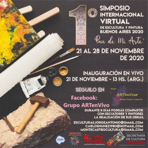Participación de tres académicos en Simposio Virtual de Pintura y Escultura Buenos Aires 2020