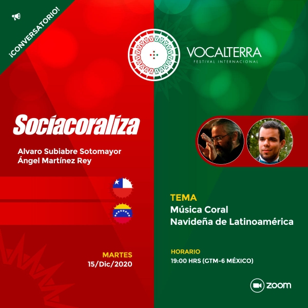 Académico Álvaro Subiabre participa en Conversatorio Internacional Sociacoraliza, Martes 15 de Diciembre