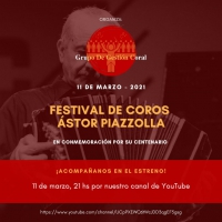 Coro Ulagos fue seleccionado para participar en el encuentro internacional por el centenario del compositor Ástor Piazzolla