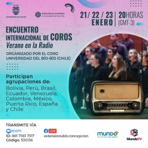 Coro ULA  dirigido por el académico Álvaro Subiabre  participa en Encuentro Internacional de Coros